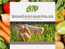 Tablet Screenshot of barefootandpaleo.com